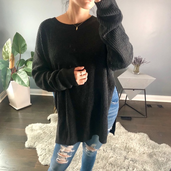 Last ☝️🔷Dark gray sweater knit - Picture 4 of 5